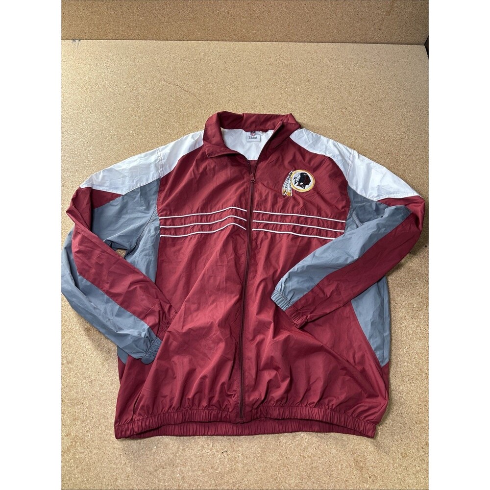 Vintage Washington Redskins Windbreaker Jacket Sz XL B3